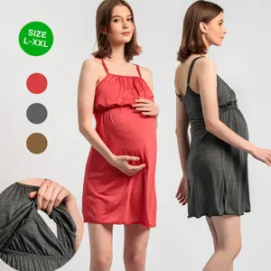 L XL XXL Baju Ibu Hamil dan Menyusui Ilia Baju Bumil Dress Busui BS17