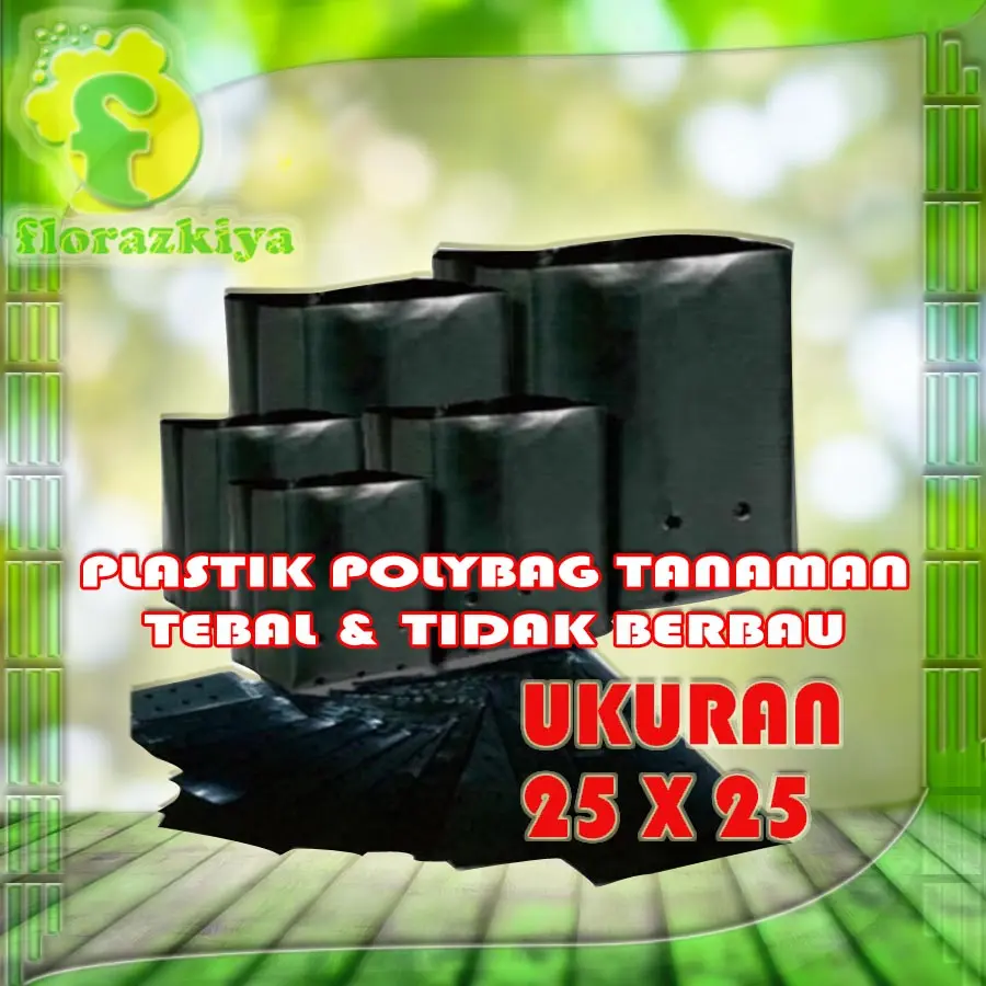 Polybag / Plastik Polibag Tanaman Ukuran 25 x 25 Kualitas Tebal & Awet