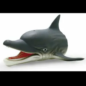 Hand Puppet New Canna Boneka Tangan Kepala Ikan Lumba-lumba