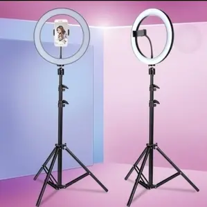 Paket Lampu Ring Light 26CM + Tripod 2,1Meter Metal Tiktok Video