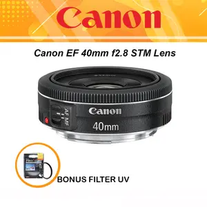 Lensa Canon EF 40mm f2.8 STM Lens DSLR