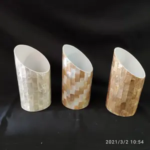 tempat sikat gigi sisir amenities kerang/tempat pulpen kerang