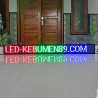 Gambar running text outdoor RGB/ 3 warna,ukuran 200cm x 20cm dari Led Kebumen89 Kab. Kebumen 2 Tokopedia