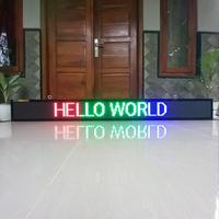Gambar running text outdoor RGB/ 3 warna,ukuran 200cm x 20cm dari Led Kebumen89 Kab. Kebumen 1 Tokopedia