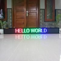 Gambar running text outdoor RGB/ 3 warna,ukuran 200cm x 20cm dari Led Kebumen89 Kab. Kebumen 3 Tokopedia
