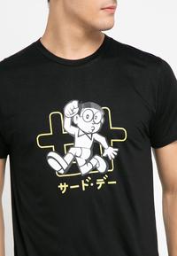 Gambar Third Day MTG22 Doraemon Nobita outline Logo hitam kaos pria - L dari THIRD DAY Kota Bandung 3 Tokopedia