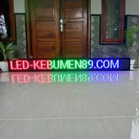 Gambar running text outdoor RGB/ 3 warna,ukuran 200cm x 20cm dari Led Kebumen89 Kab. Kebumen 4 Tokopedia