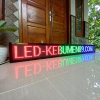 Gambar running text outdoor RGB/ 3 warna,ukuran 200cm x 20cm dari Led Kebumen89 Kab. Kebumen 5 Tokopedia