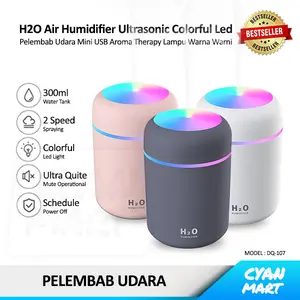 Pelembab Udara H2O Air Humidifier Ultrasonic Aroma Therapy Diffuser