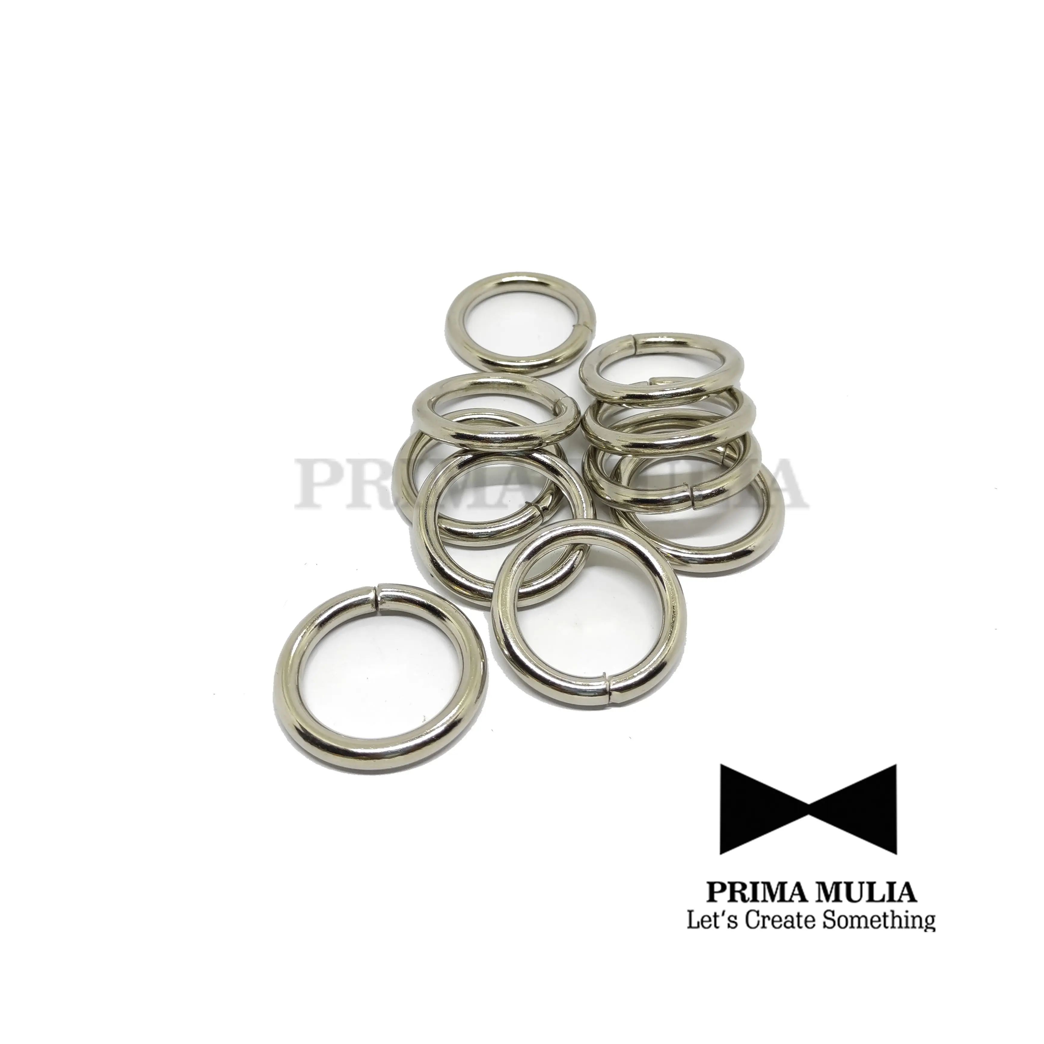 Grosir Dan Eceran Ring O / Bulat tas Metal ukuran 2.5 Cm, Tebal 3.2 mm