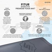Gambar SFIDN FITS Matras Yoga Premium / Matras Karet / Matras Olahraga / Sena - Abu-abu, 63cm x 33cm dari Sfidn Jakarta Selatan 5 Tokopedia