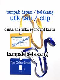 Gambar ID Card TALI Landscape Tempat Kartu Pengenal Name Tag Bantex ATK1216BX - Biru Tua dari Toko Online Jempol Kota Administrasi Jakarta Pusat 2 Tokopedia