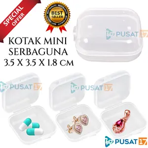 KOTAK MINI KECIL TEMPAT PERHIASAN ANTING MEMORY CARD EARPLUG BOX