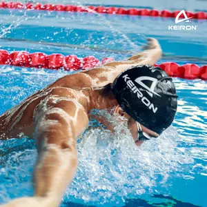 Keiron Men’s Swimming Cap Classic 100% Silicone, Fit and Soft