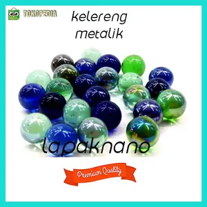 Kelereng/Gundu Belimbing, Metalik,Putih Susu