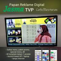 Gambar Papan reklame indoor/iklan digital TV LED untuk cafe restoran warung dari Jasma Digital Kab. Sleman 1 Tokopedia