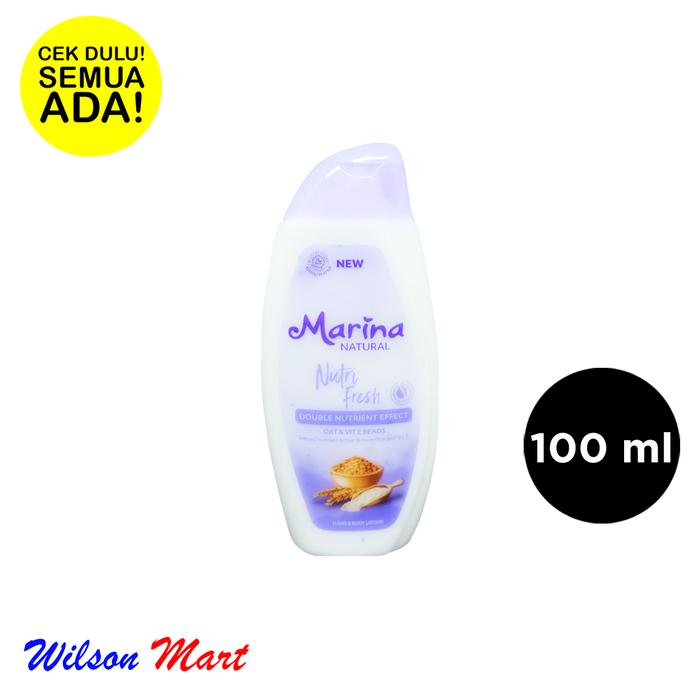 Gambar MARINA NATURAL LOTION NUTRI FRESH 100 ML HAND BODY dari Wilson Mart Kota Administrasi Jakarta Barat Tokopedia