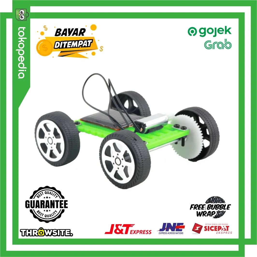 Mainan Edukasi Anak Teknologi Mobil Tenaga Surya DIY JMT-TM-130