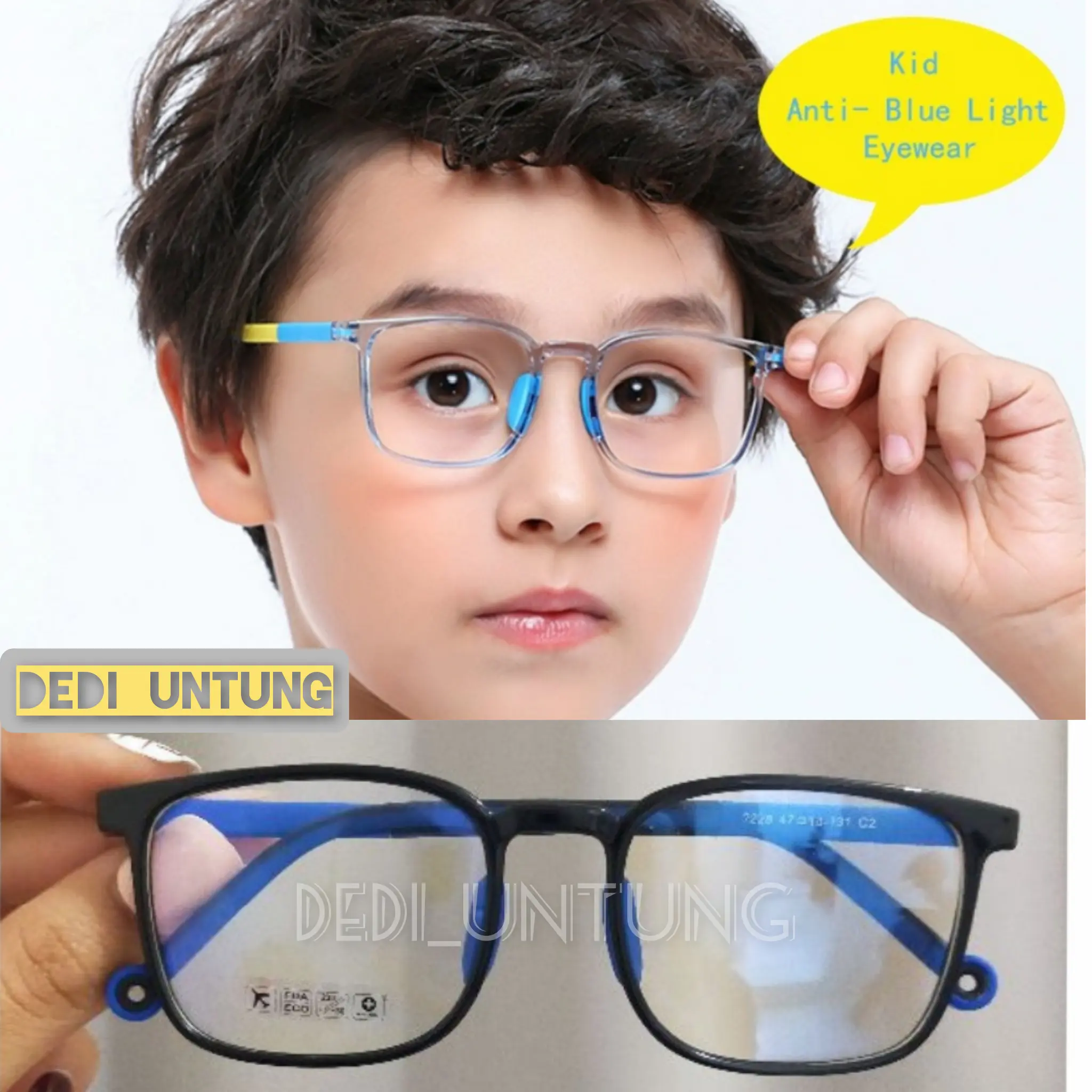 frame kacamata anak gratis lensa minus antiradiasi