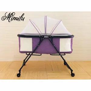 Ranjang bayi tempat tidur bayi portable Lipat Ayun Mimilu(Envy) PURPLE