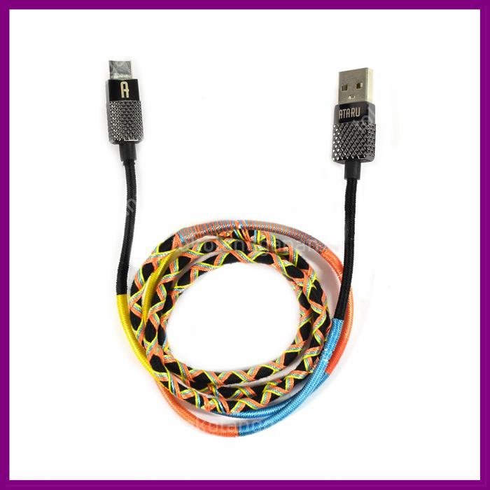 Gambar Ataru Kabel Charger Braided Cable Usb To Type C dari Tokolangganan13 Kota Administrasi Jakarta Selatan Tokopedia
