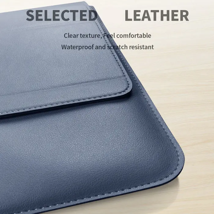 Laptop HP Envy X360 13 Inch Tas Sleeve Cover Leather Standing 2