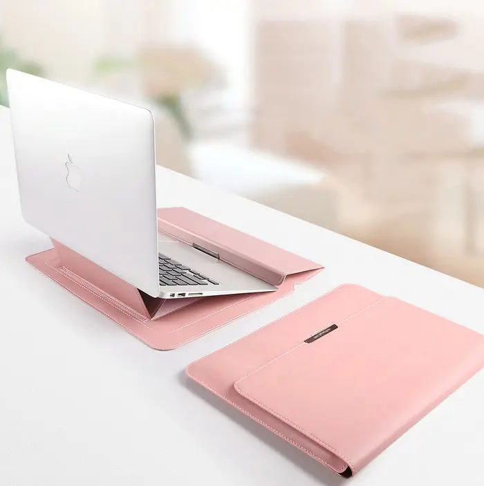 Laptop HP Envy X360 13 Inch Tas Sleeve Cover Leather Standing 3
