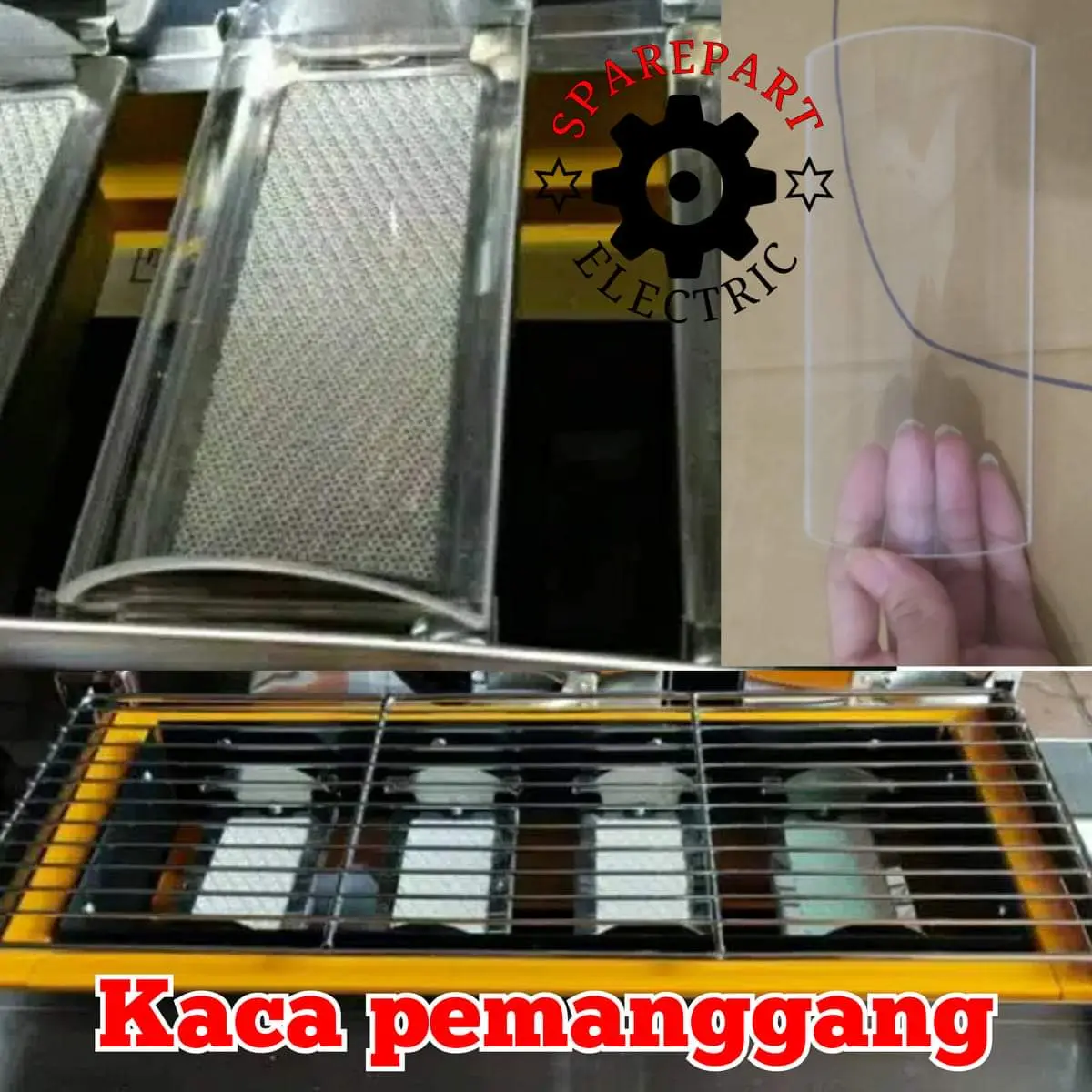 KACA ROASTER PANGGANGAN PEMANGGANG KOMPOR SOSIS ORIGINAL SEMUA MERK