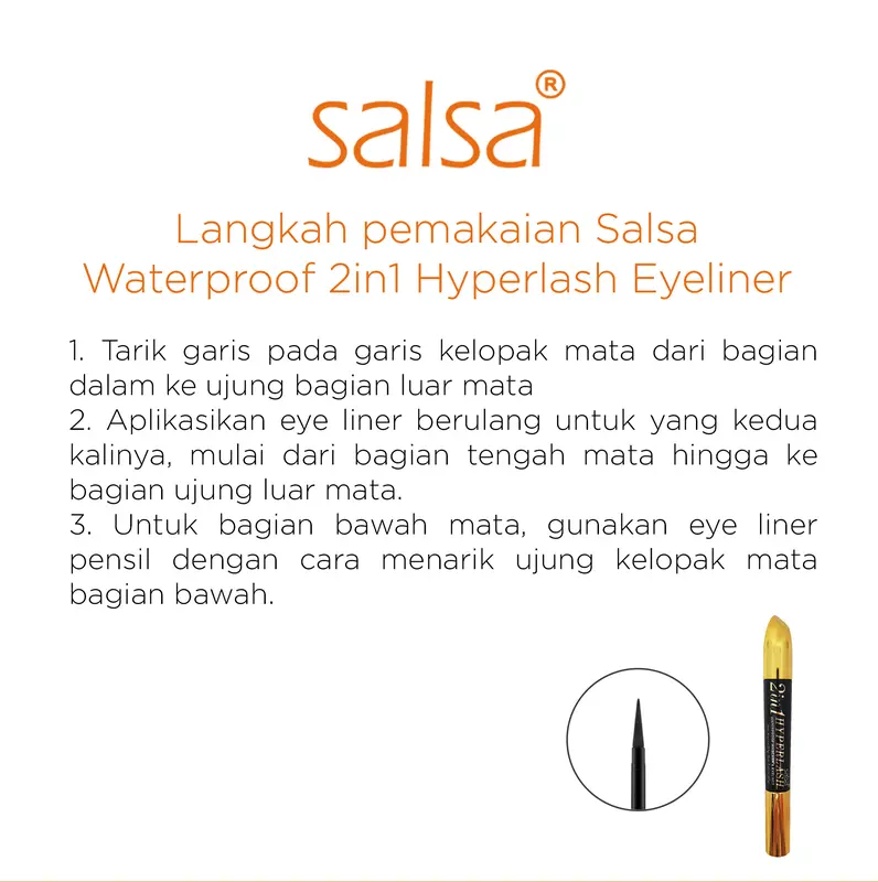 SALSA Waterproof Mascara 2in1 2