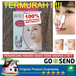 Alat Pemancung Hidung Permanen Asli Original Magic Nose Shaper 2 In 1