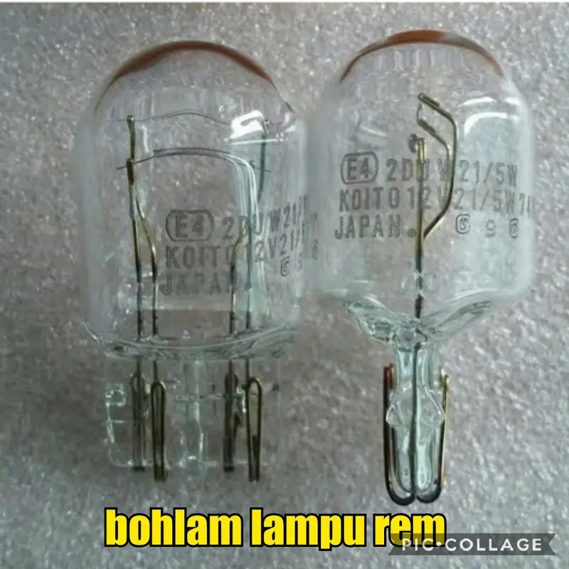 satu buah bohlam lampu rem KOITO JAPAN T20 calya sigra rush terios 0
