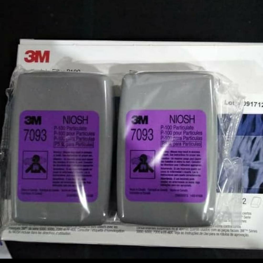 Filter Masker 3M P100 Particulate Filter masker 7093 Respirator