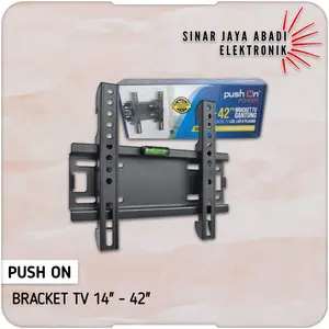 Bracket TV 14 - 43 Inch Push On