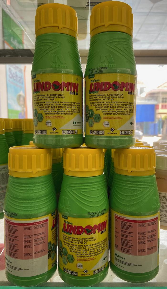 Jual Lindomin 865SL 200ml Herbisida Selektif Untuk tanaman Tebu dan ...