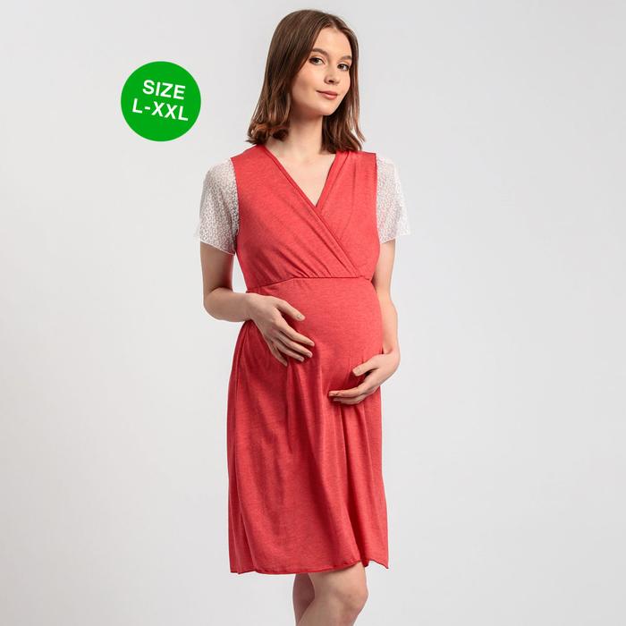 Gambar Baju Ibu Hamil dan Menyusui Aulia Baju Bumil Dress Busui BIG Size BS16 - L dari MoonAlice_NEW Kota Malang Tokopedia