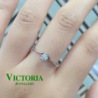 Gambar Cincin Berlian VLR630535 Victoria Jewellery dari Victoria Jewellery Online Kota Administrasi Jakarta Selatan 3 Tokopedia