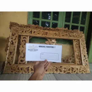 figura ukir jati mentah,figura ukir jati Jepara terbaru ,kaca cermin