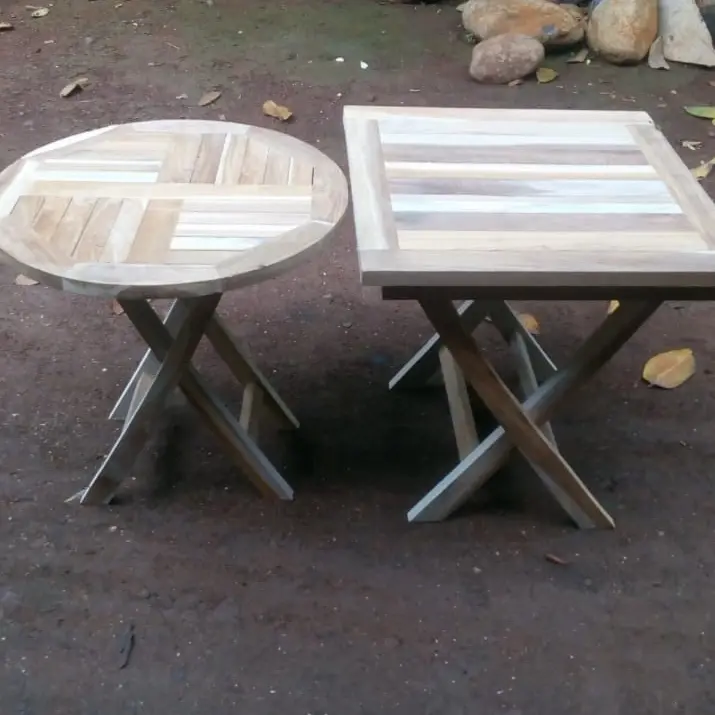 meja lipat kayu jati 50x50 3