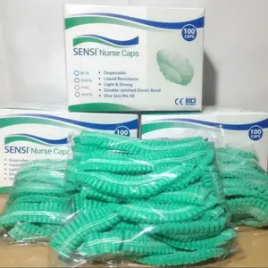 Nurse Cap Pelindung Rambut Kepala Merk Sensi Isi 20PCS| Anti Polusi