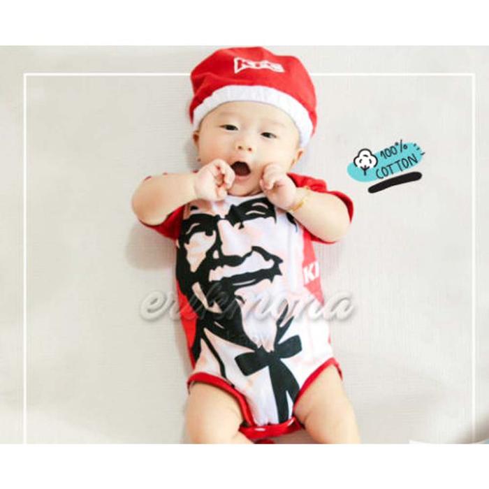 Gambar Jumper Bayi Lucu Bisa Untuk Laki Laki Perempuan Karakter KFC dari Mall-Baby Kota Tangerang Selatan Tokopedia