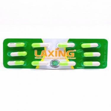 Laxing obat pelancar pencahar BAB sembelit herbal alami - ISI 10 STRIP