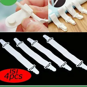 Tali Karet Pengait Sprei Kasur Bed Sheet Grippers Strap Penjepit Clip