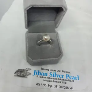 CINCIN PERAK MUTIARA AIR LAUT GREAD A ORIGINAL