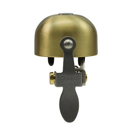 Gambar Bell Sepeda - Crane E-Ne Bell - Matte Gold/Brass dari Spin Warriors Kab. Tangerang Tokopedia