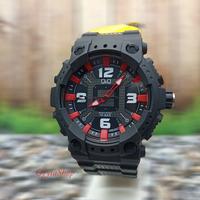 Gambar Q&Q Analog Jam Tangan Pria Hitam Strap Karet GW82J002Y Origin dari Ogytashop Kota Administrasi Jakarta Pusat 1 Tokopedia
