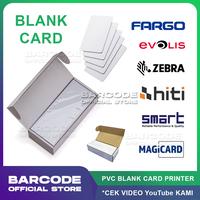 Gambar Kartu PVC Putih Polos Blank ID Card Printer Fargo Hiti Magicard Smart dari Barcode Store Solutions Kota Administrasi Jakarta Pusat 3 Tokopedia