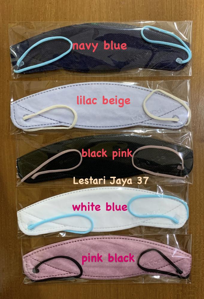 Paket Masker Pokana Duckbill 4 Ply Fashion Series Isi 5