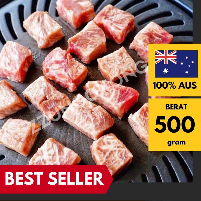 Gambar Saikoro Daging Kotak 500gr dari Daging Lontar Kota Surabaya Tokopedia