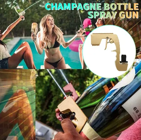 Champagne Spray Gun Sprayer Semprot Party Squirt Tembak