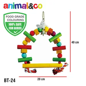 AnimalnCo BT-24 Bird Toy Mainan Burung gigitan Parrot Parkit Conure
